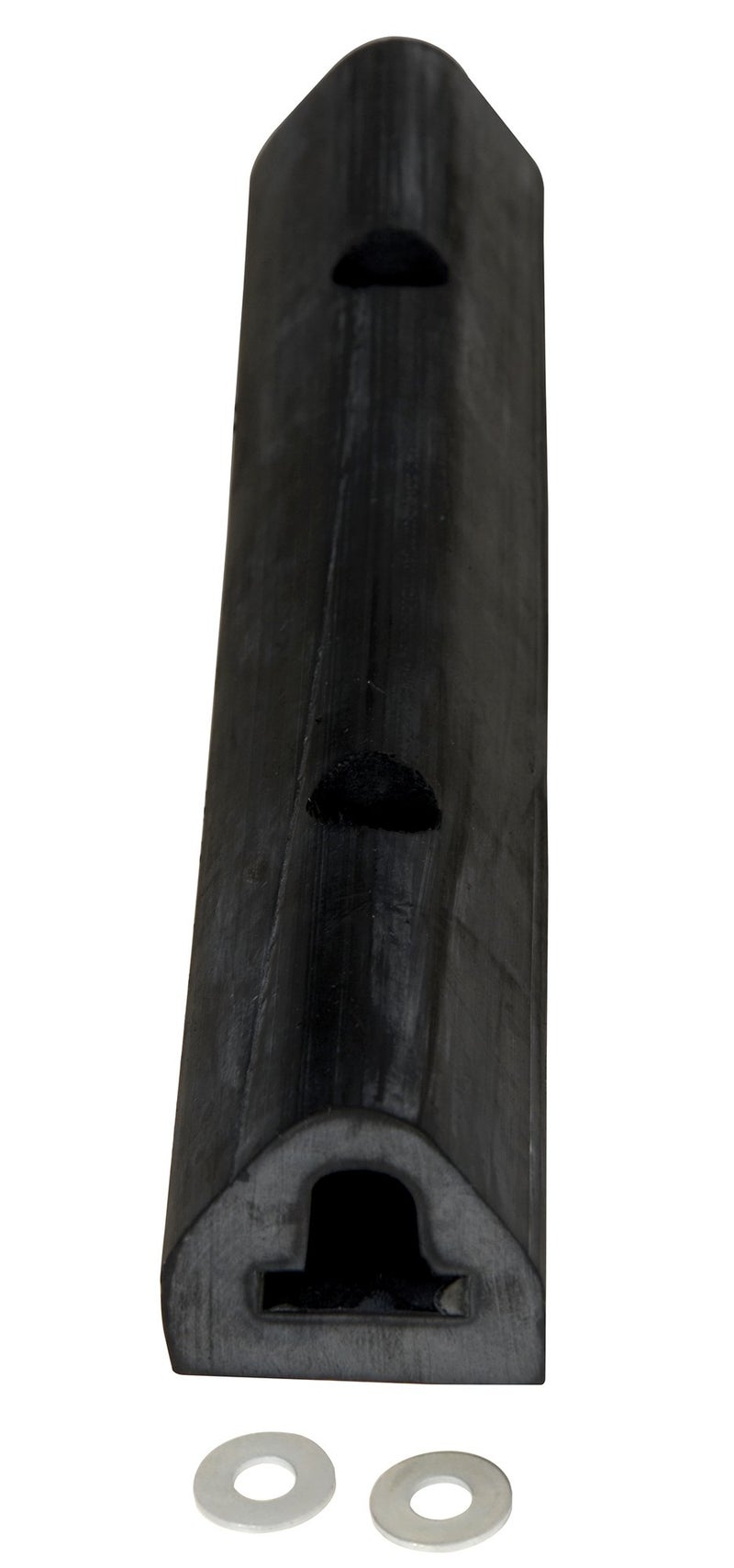 Vestil M-2-12 Extruded Rubber Fender Bumper 12 In. x 2 In. x 1-3/4 In. Black - Image 3